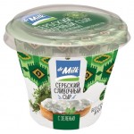 Сыр Dr Milk Сербский сливочный с зеленью БЗМЖ, 150 г (kastd) Сыр Dr Milk Сербский сливочный с зеленью БЗМЖ, 150 г (kastd)