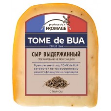 Сыр TOME de BUA выдержанный с тмином 41% БЗМЖ, 200 г (kastd) в магазинах Ашан