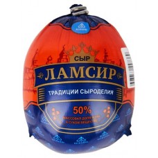 Сыр полутвердый Белогорье Ламсир 50% БЗМЖ, Шар 380 г (kastd) в магазинах Ашан