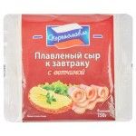 Сыр плавленый Переяславль слайсы с ветчиной БЗМЖ, 150 г (kastd)