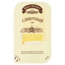 Сыр полутвердый Брест-Литовск 50% Сливочный нарезка БЗМЖ, 150 г (kastd) в магазинах Ашан