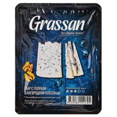 Сыр мягкий Grassan с голубой благородной плесенью 50% БЗМЖ, 100 г (kastd) в магазинах Ашан