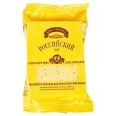 Сыр полутвердый Брест-Литовск Российский 50% БЗМЖ, 200 г (kastd) в магазинах Ашан