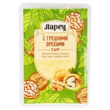 Сыр полутвердый Ларец с грецкими орехами нарезка 50% БЗМЖ, 125 г (kastd) в магазинах Ашан