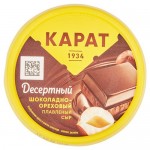 Сыр плавленый КАРАТ Шоколадно-ореховый 30% БЗМЖ, 230 г (kastd)