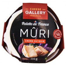 Сыр мягкий Cheese Gallery Мюри Крэм ду Суар с белой плесенью и мытой корочкой 50% БЗМЖ, 110 г (kastd) в магазинах Ашан