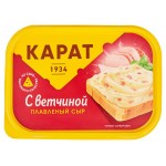 Сыр плавленый КАРАТ с ветчиной 45% БЗМЖ, 200 г (kastd)