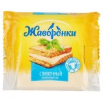 Сыр плавленый Жаворонки Сливочный 30% БЗМЖ, 130 г (kastd)