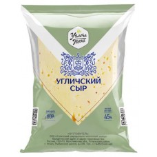 Сыр полутвердый Из Углича Угличский 45% БЗМЖ 0,19-0,27 кг, 1 упаковка ~ 0,25 кг (kastd) в магазинах Ашан