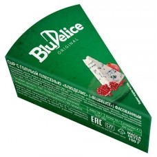 Сыр ВluDelice Original с голубой плесенью 56% БЗМЖ, 100 г (kastd) в магазинах Ашан