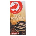 Шоколад АШАН Красная птица темный с кремом шампанское, 100 г (kastd)