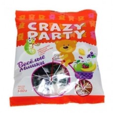 Мармелад жевательный Crazy Party Веселые Мишки фруктовое ассорти, 150 г (kastd) в магазинах Ашан