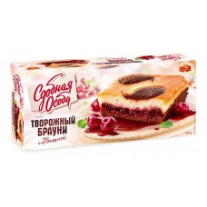 Пирог сдобный Сдобная Особа Творожный брауни с вишней, 400 г (kastd) в магазинах Ашан