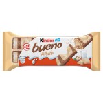 Хрустящие вафли Kinder Bueno White в белом шоколаде, 39 г (kastd)