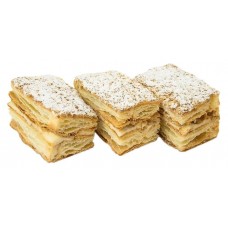 Пирожное слоеное Добрынинский Наполеон с заварным кремом Патиссьер, 270 г (kastd) в магазинах Ашан