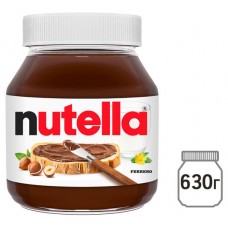 Паста шоколадно-ореховая Nutella, 630 г (kastd) в магазинах Ашан