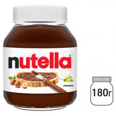 Паста шоколадная Nutella, 180 г (kastd) в магазинах Ашан
