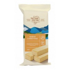 Вафли Честный Состав Сливочные, 150 г (kastd) в магазинах Ашан