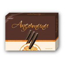 Мармелад в шоколаде Апельтини апельсиновые палочки, 160 г (kastd) в магазинах Ашан