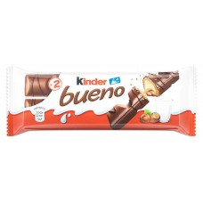 Хрустящие вафли Kinder Bueno в молочном шоколаде, 43 г (kastd) в магазинах Ашан