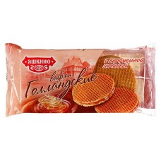 Вафли Яшкино голландские с карамельной начинкой, 290г (kastd) в магазинах Ашан