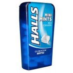 Конфеты Halls Mini Mints без сахара со вкусом мяты, 12 г (kastd)