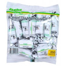 Конфеты Каждый день Молочные, 250 г (kastd) в магазинах Ашан