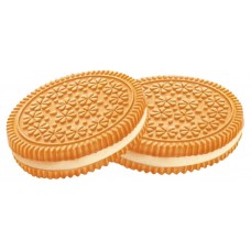 Печенье сэндвич с кокосовым вкусом, вес (kastd) в магазинах Ашан