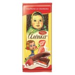 Шоколад Аленка молочный с начинкой клубника-сливки, 87 г (kastd)