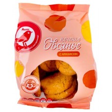 Печенье АШАН Красная птица овсяное с арахисом, 400 г (kastd) в магазинах Ашан