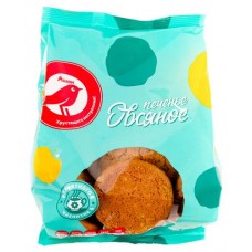 Печенье АШАН Красная птица овсяное, 400 г (kastd) в магазинах Ашан