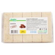 Вафли Каждый день с ароматом шоколада, 200 г (kastd) в магазинах Ашан