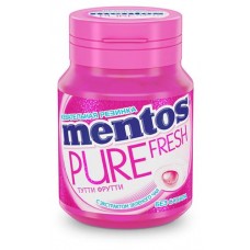 Резинка жевательная Mentos Pure fresh Тутти-Фрутти, 54 г (kastd) в магазинах Ашан