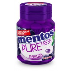 Резинка жевательная Mentos Pure Fresh Виноград, 54 г (kastd) в магазинах Ашан