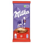 Шоколад Milka LU молочный с печеньем, 87 г (kastd)