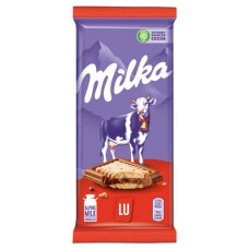 Шоколад Milka LU молочный с печеньем, 87 г (kastd) в магазинах Ашан