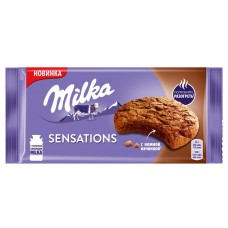 Печенье Milka Sensations с какао и молочным шоколадом, 156 г (kastd) в магазинах Ашан