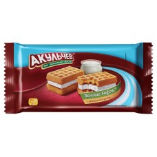 Вафли мягкие Акульчев Венские с нежным йогуртом, 105 г (kastd) в магазинах Ашан