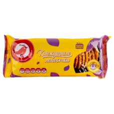 Печенье АШАН Красная птица Кунжутные лепестки, 130 г (kastd) в магазинах Ашан