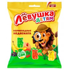 Мармелад Левушка детям медвежата, 70 г (kastd) в магазинах Ашан