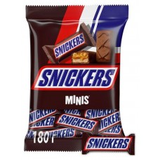 Шоколадный батончик Snickers Minis, 180 г (kastd) в магазинах Ашан