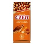 Шоколад СТЕП Молочный с овсяным печеньем арахисом и карамелью, 90 г (kastd)