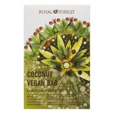Шоколад Royal Forest Coconut Vegan Bar Кокосовое молоко, 50 г (kastd) в магазинах Ашан