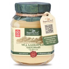 Мед Берестов А.С. Башкирхан липовый, 500 г (kastd) в магазинах Ашан