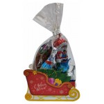 Подарок новогодний сладкий Шоколадный Мир в санях, 90 г (kastd)