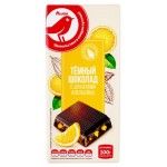 Шоколад АШАН Красная птица темный с апельсином, 100 г (kastd)