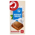 Шоколад АШАН Красная птица молочный, 100 г (kastd)