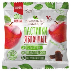 Пастилки Правильные сладости Яблочные, 70 г (kastd) в магазинах Ашан