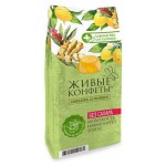 Живые конфеты Лакомства для здоровья имбирь и лимон, 170 г (kastd)