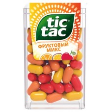 Драже Tic Tac Фруктовый микс со вкусом вишни апельсина и маракуйи, 16 г (kastd) в магазинах Ашан